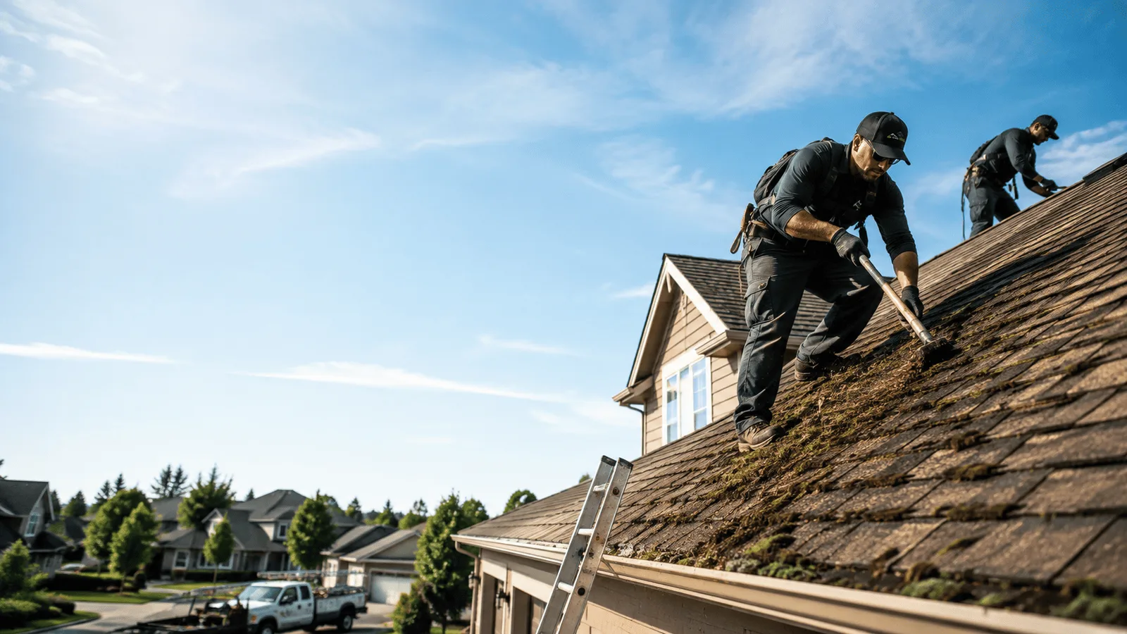 Roof Moss Removal in Pompton Lakes, NJ near me